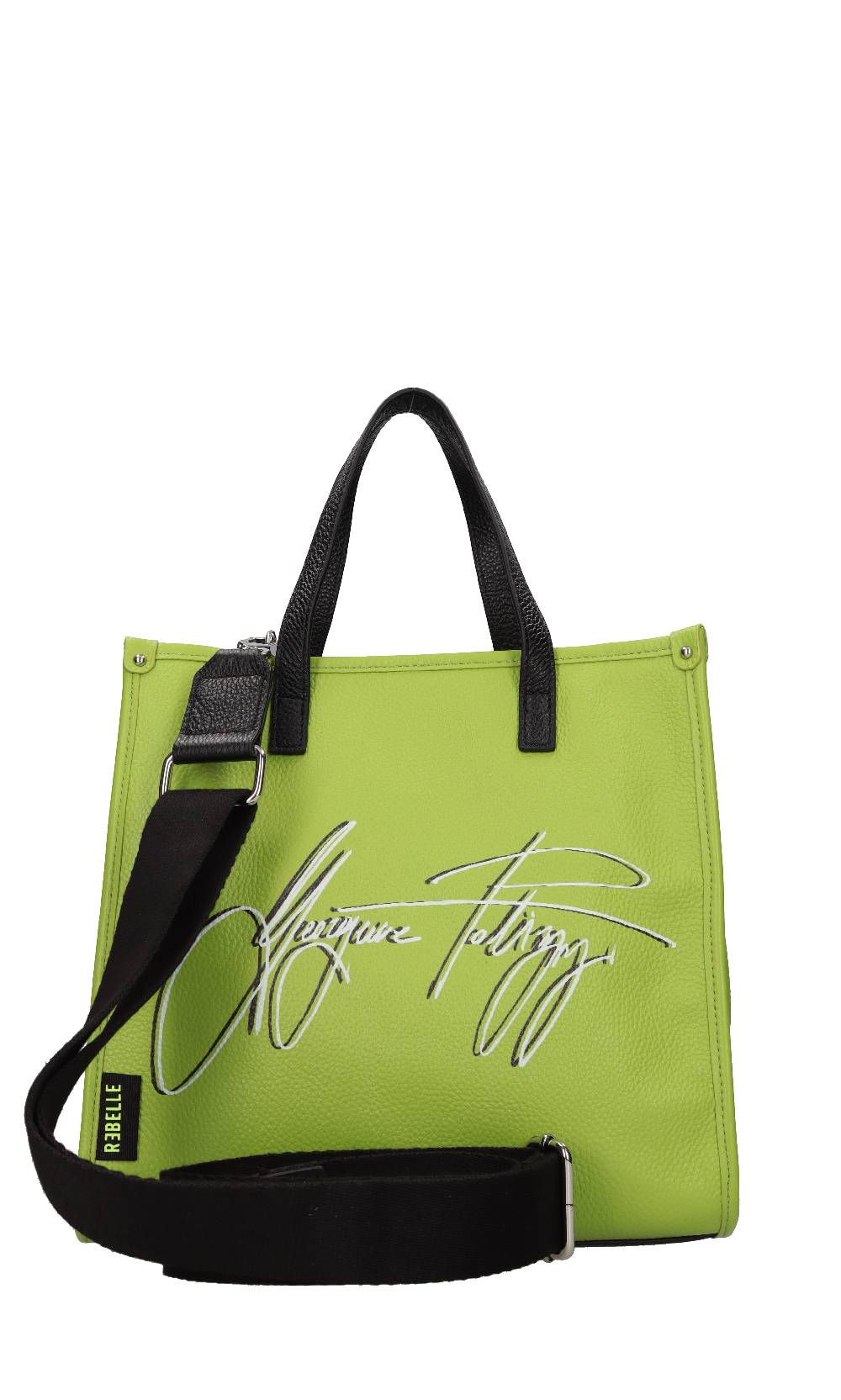 REBELLE BY GEORGETTE POLIZZI Borsa in pelle e tessuto