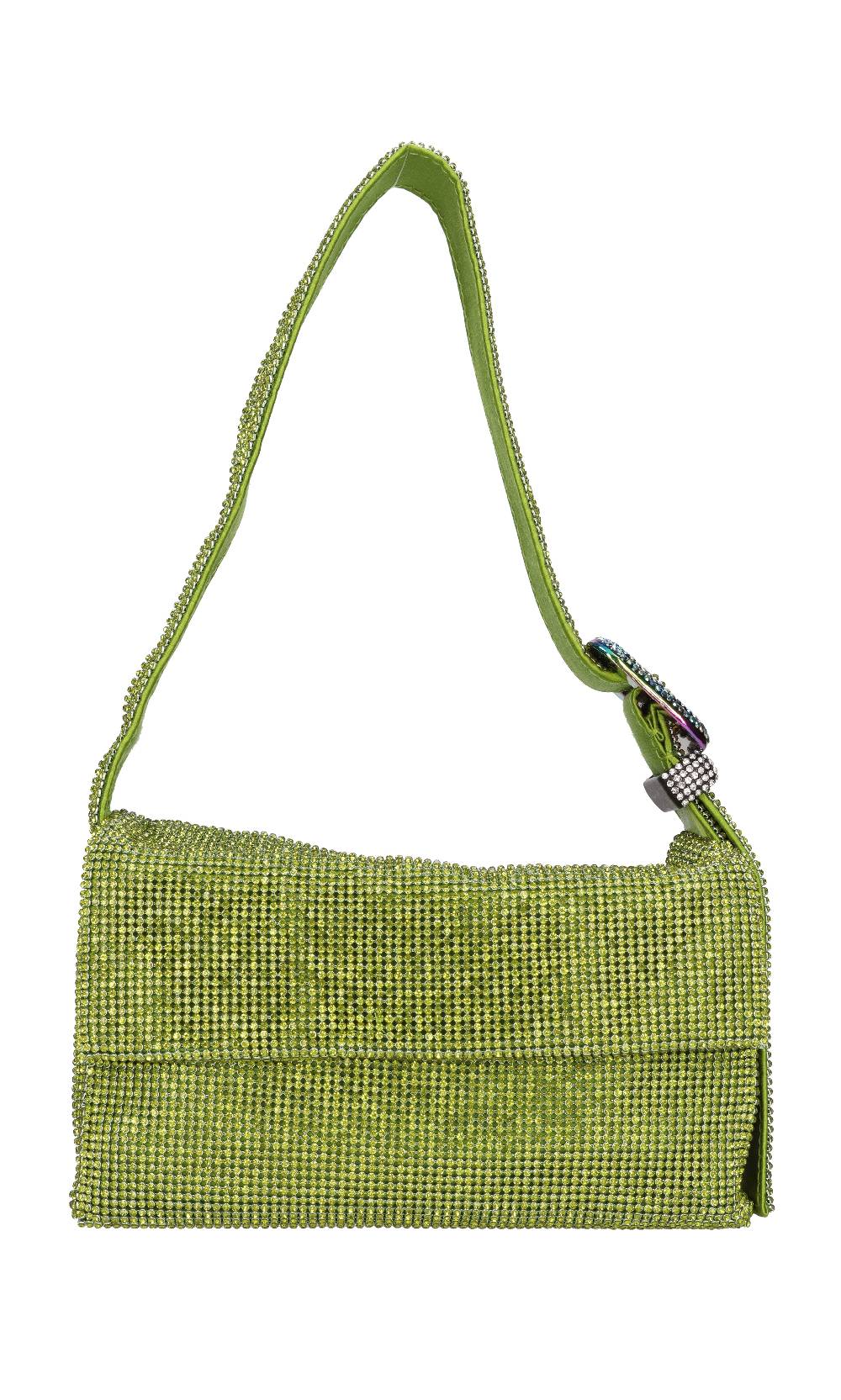 BENEDETTA BRUZZICHES BORSA VITTY. Borsa con decorazione in cristalli