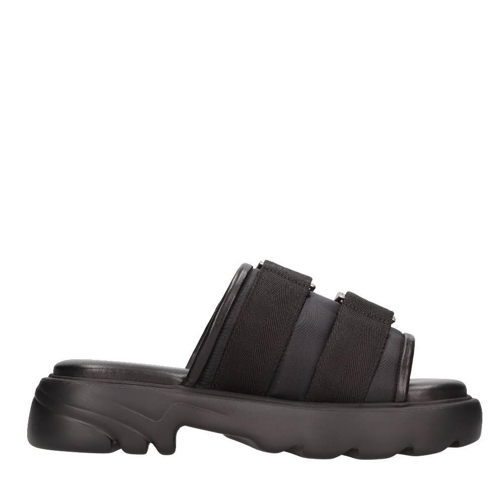 BOTTEGA VENETA Mules In Pelle E Tessuto