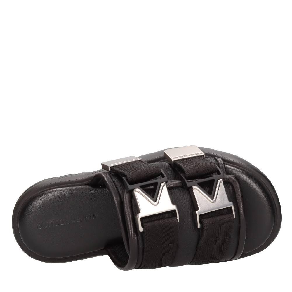 BOTTEGA VENETA Mules In Pelle E Tessuto