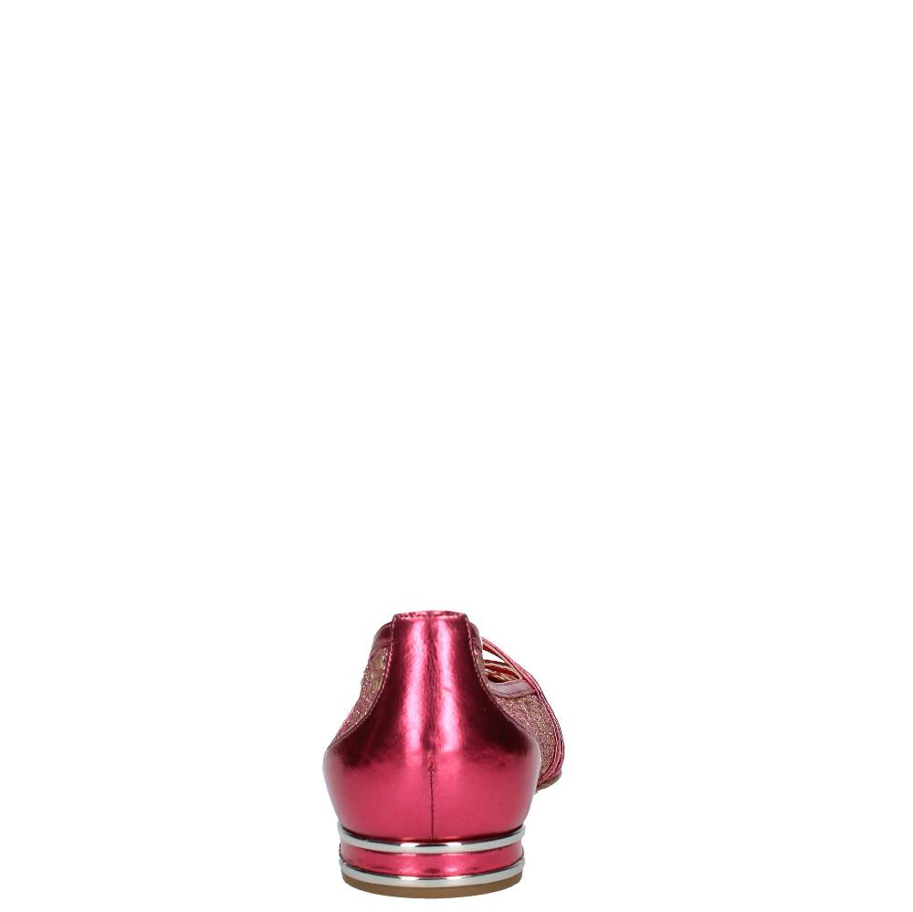 CASADEI Ballerine In Pelle E Tessuto