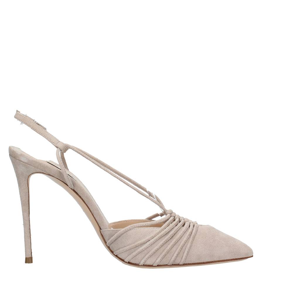 CASADEI Décolleté Slingback In Camoscio