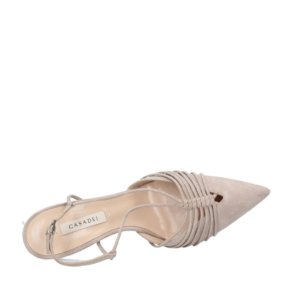CASADEI Décolleté Slingback In Camoscio