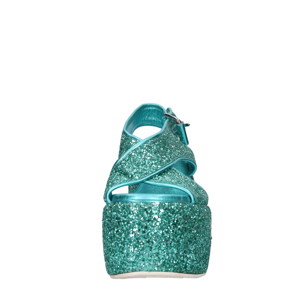 CASADEI Sandali In Pelle E Glitter