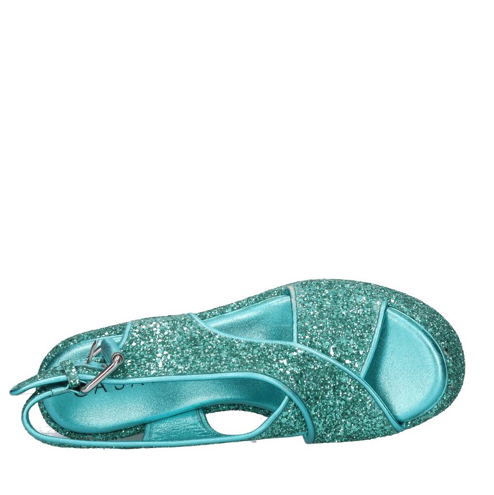 CASADEI Sandali In Pelle E Glitter