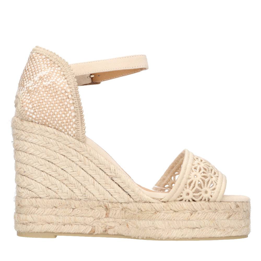 CASTANER Zeppa In Tessuto E Corda