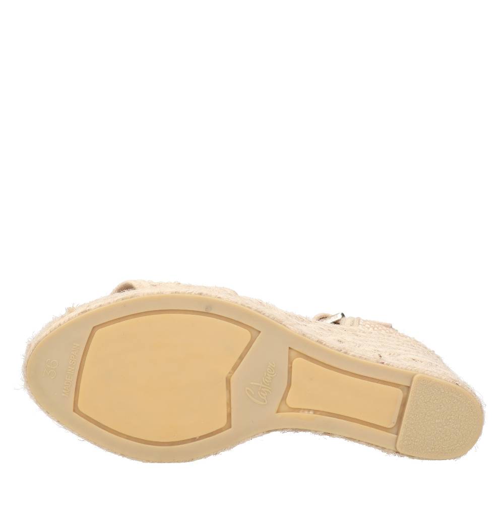 CASTANER Zeppa In Tessuto E Corda