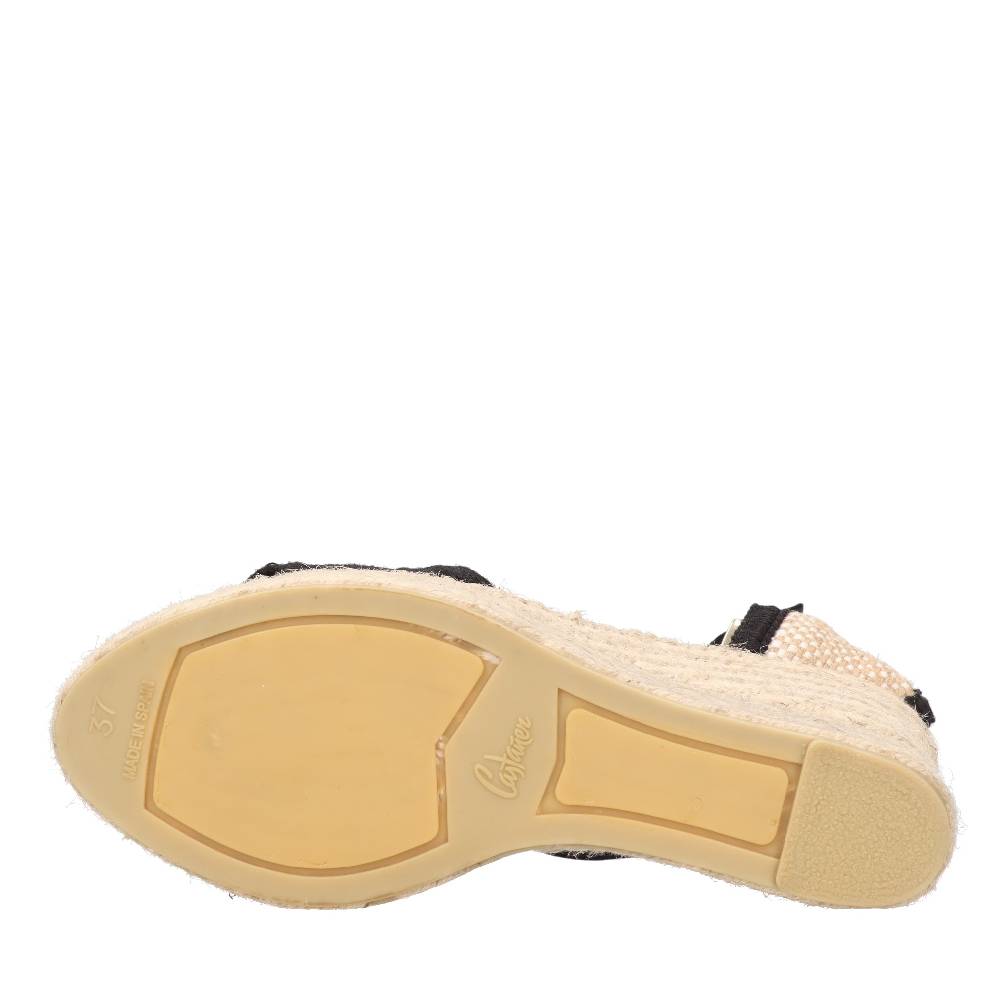 CASTANER Zeppa In Tessuto E Corda