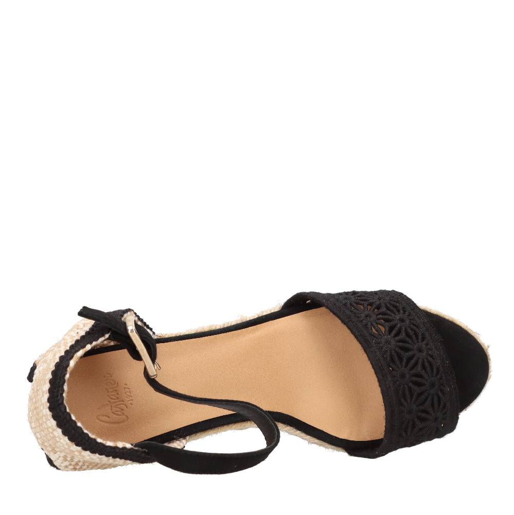 CASTANER Zeppa In Tessuto E Corda