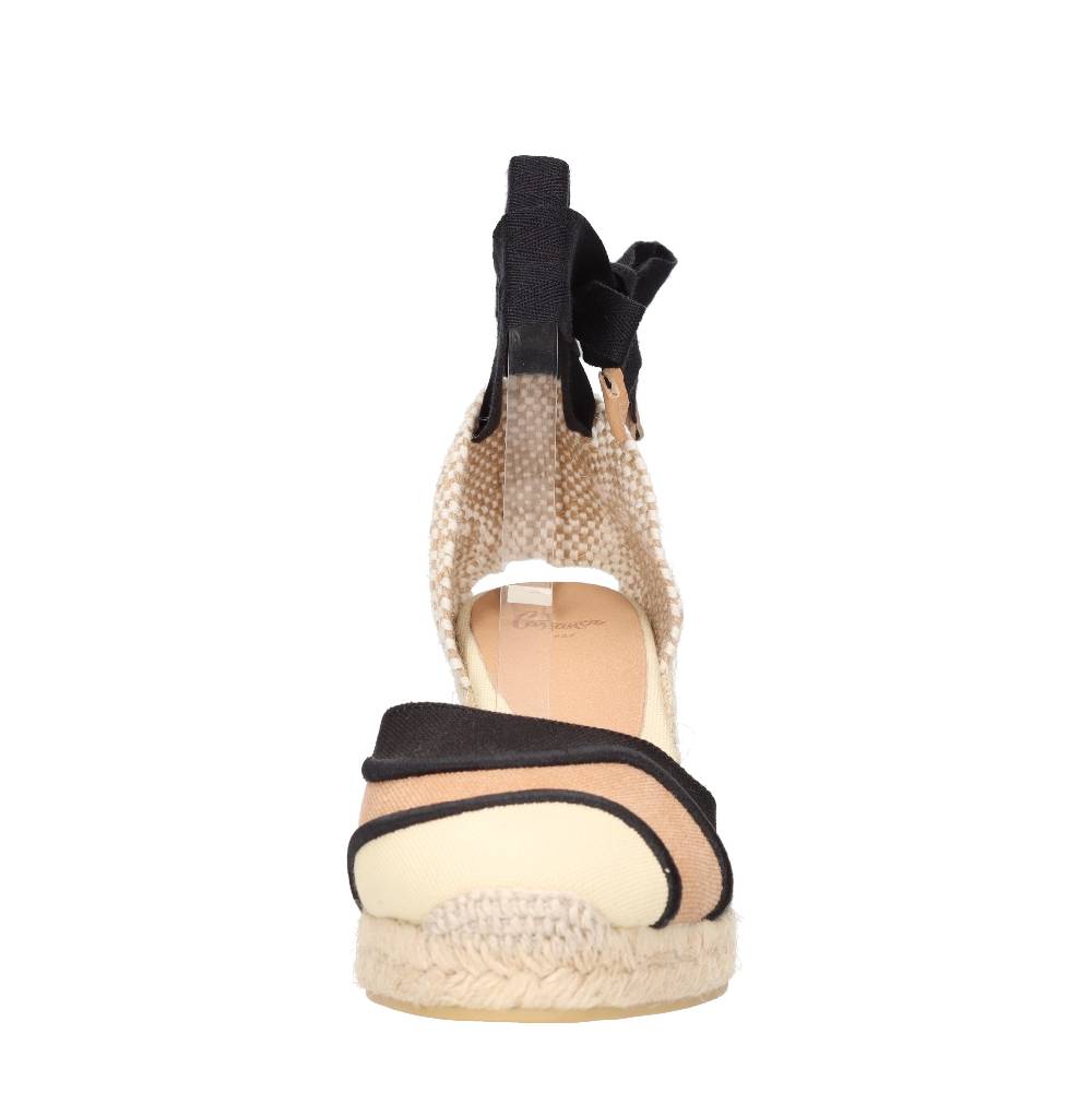 CASTANER Zeppa In Tessuto E Corda