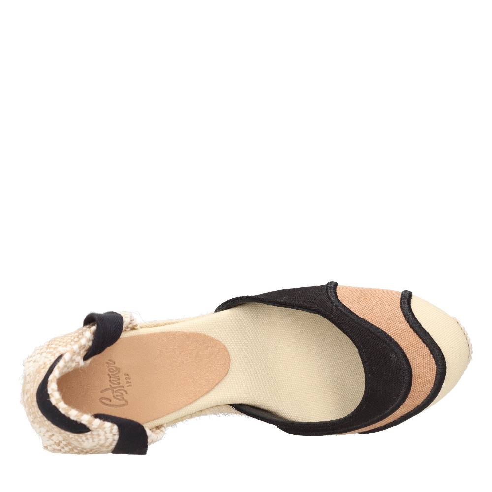 CASTANER Zeppa In Tessuto E Corda