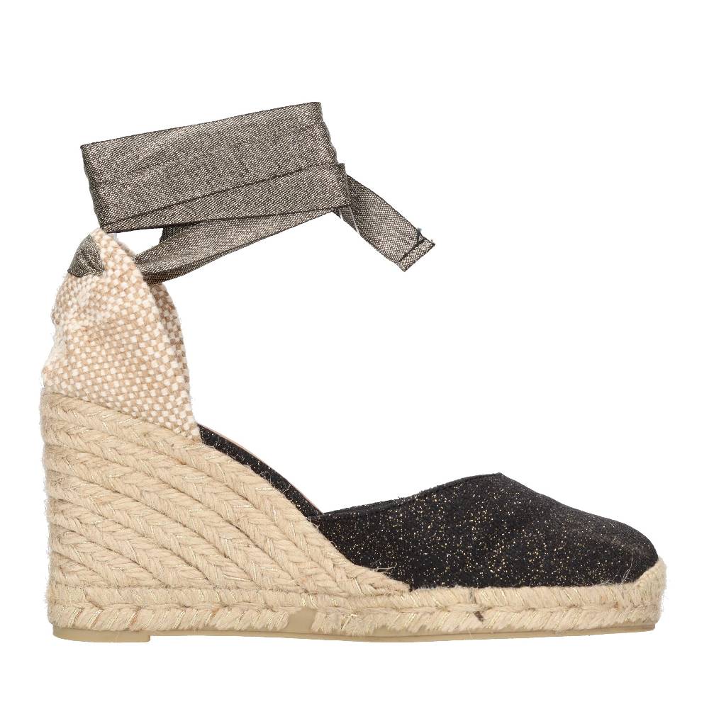 CASTANER Zeppa In Tessuto E Corda