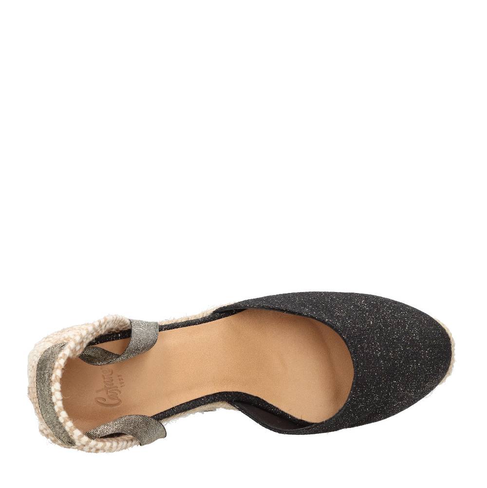 CASTANER Zeppa In Tessuto E Corda