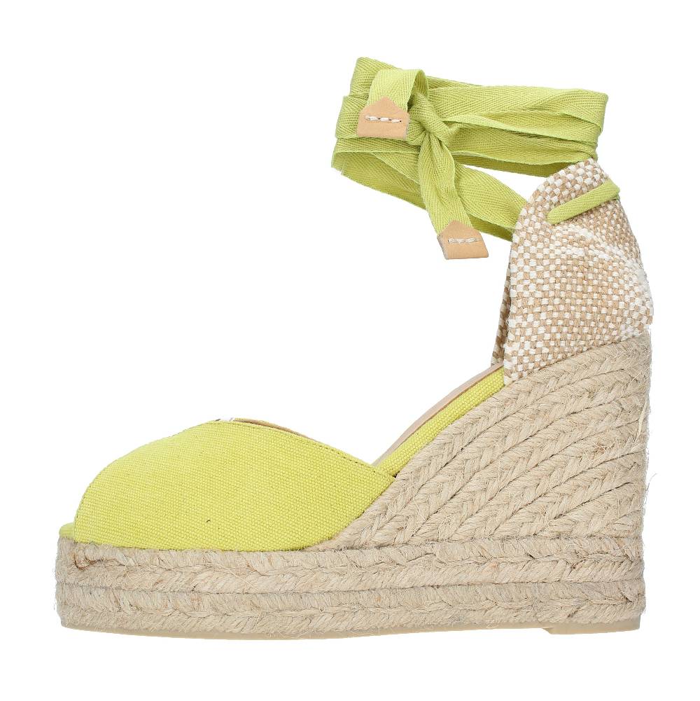 CASTANER Zeppa in tessuto e corda modello BILINA