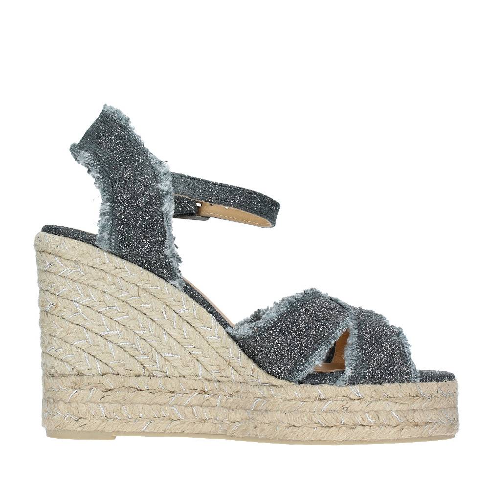 CASTANER Zeppa In Tessuto E Corda Modello BROMELIA