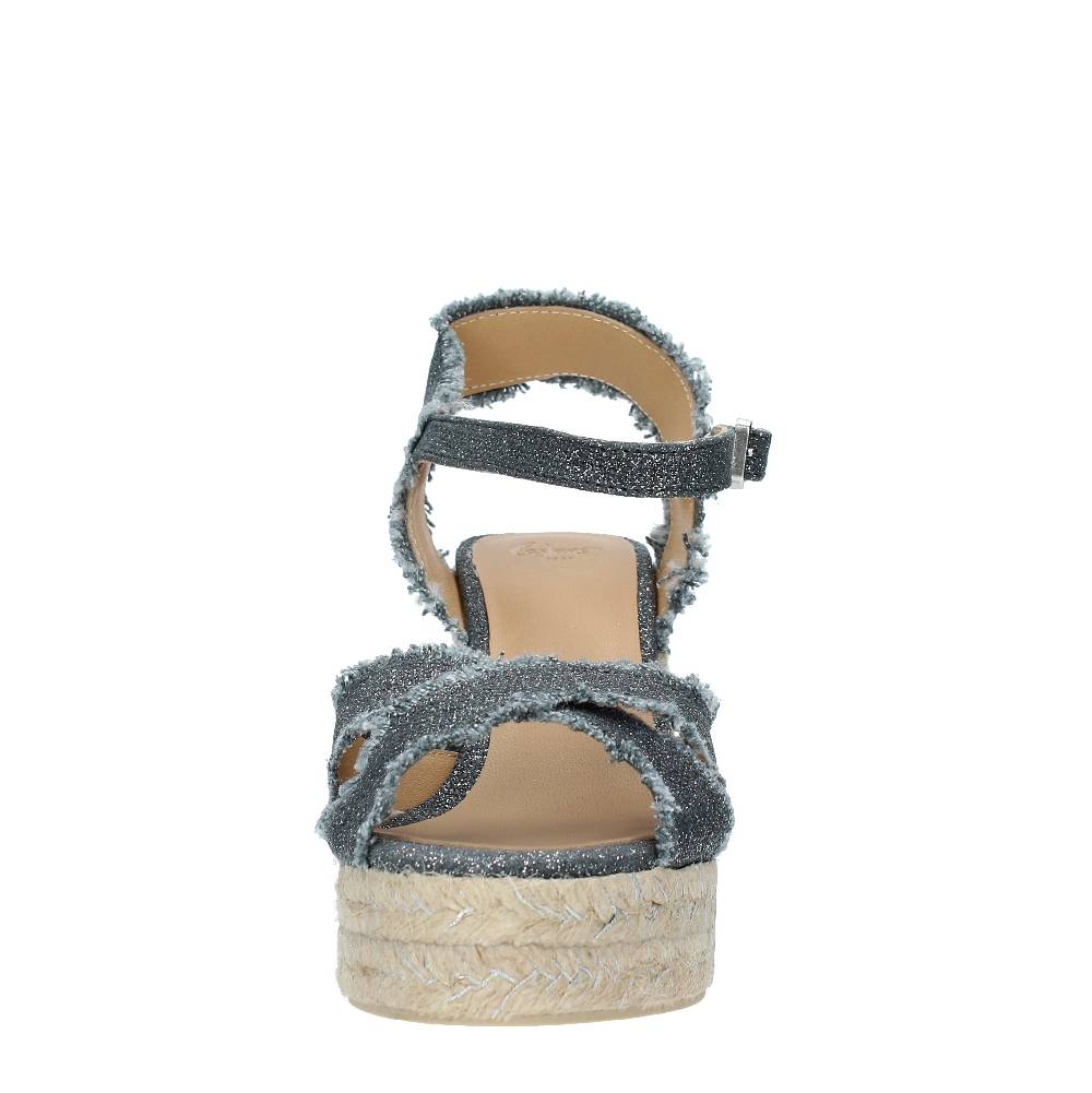 CASTANER Zeppa In Tessuto E Corda Modello BROMELIA