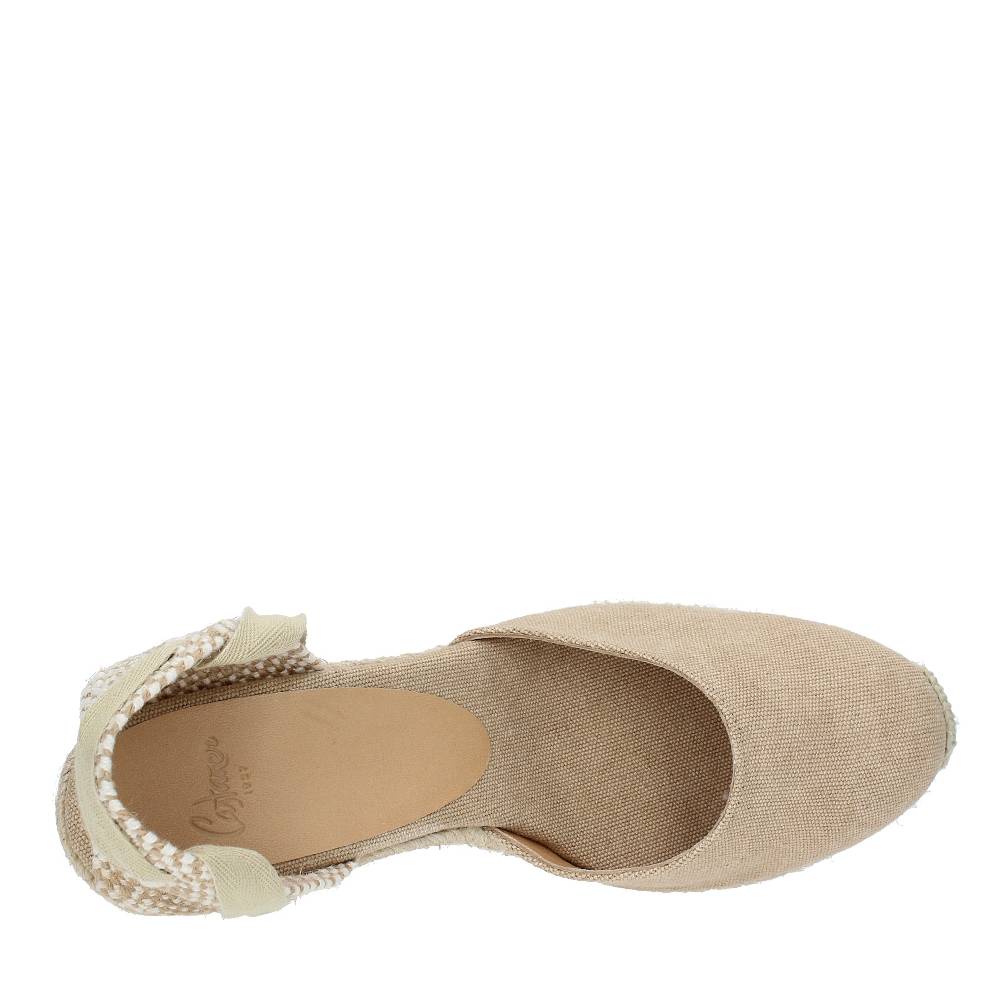 CASTANER Zeppa In Tessuto E Corda Modello CARINA