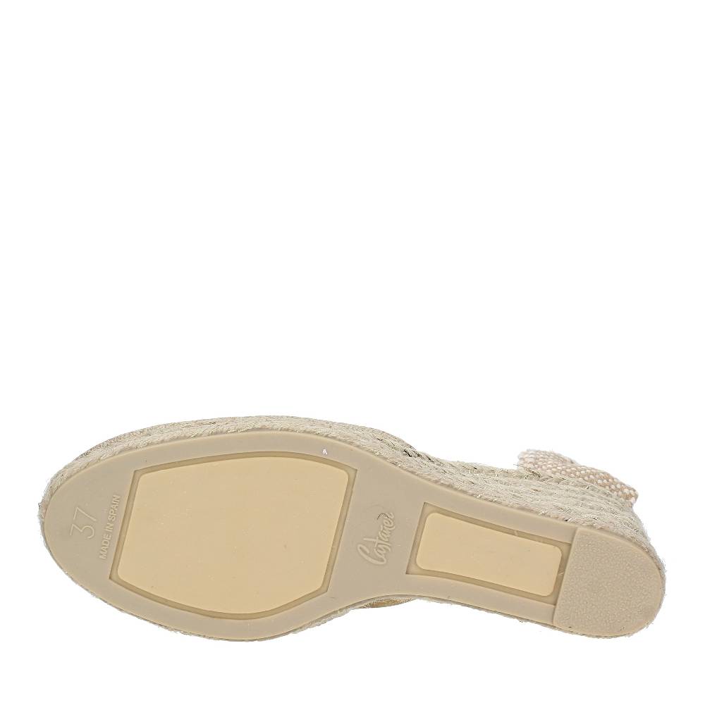 CASTANER Zeppa In Tessuto E Corda Modello CARINA