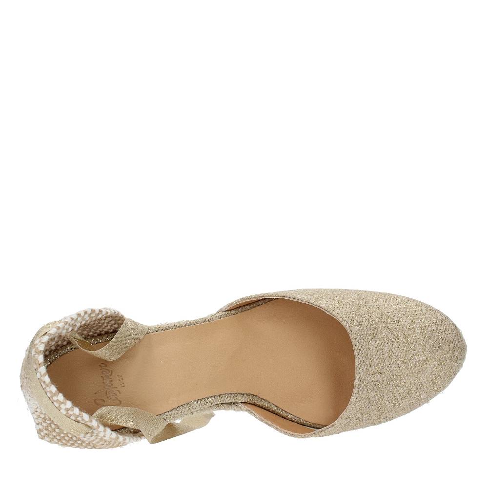 CASTANER Zeppa In Tessuto E Corda Modello CARINA