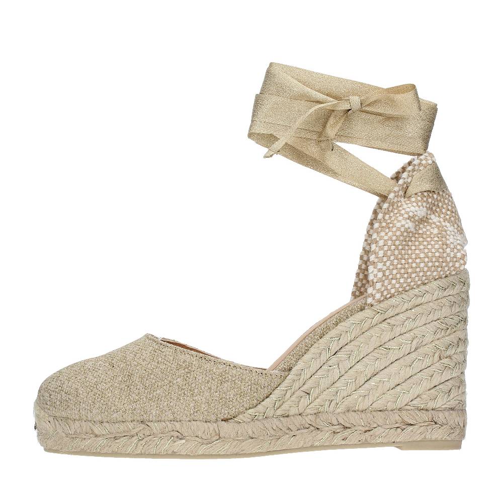 CASTANER Zeppa in tessuto e corda modello CARINA