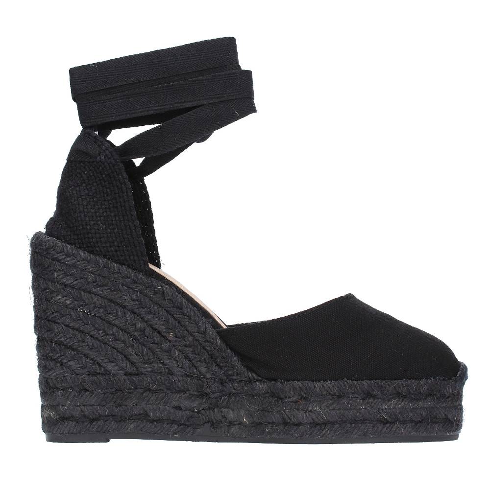 CASTANER Zeppa In Tessuto E Corda Modello CARINA