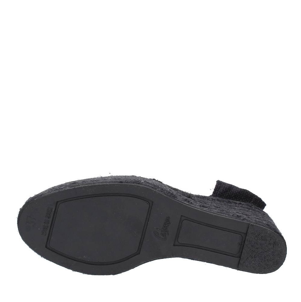 CASTANER Zeppa In Tessuto E Corda Modello CARINA