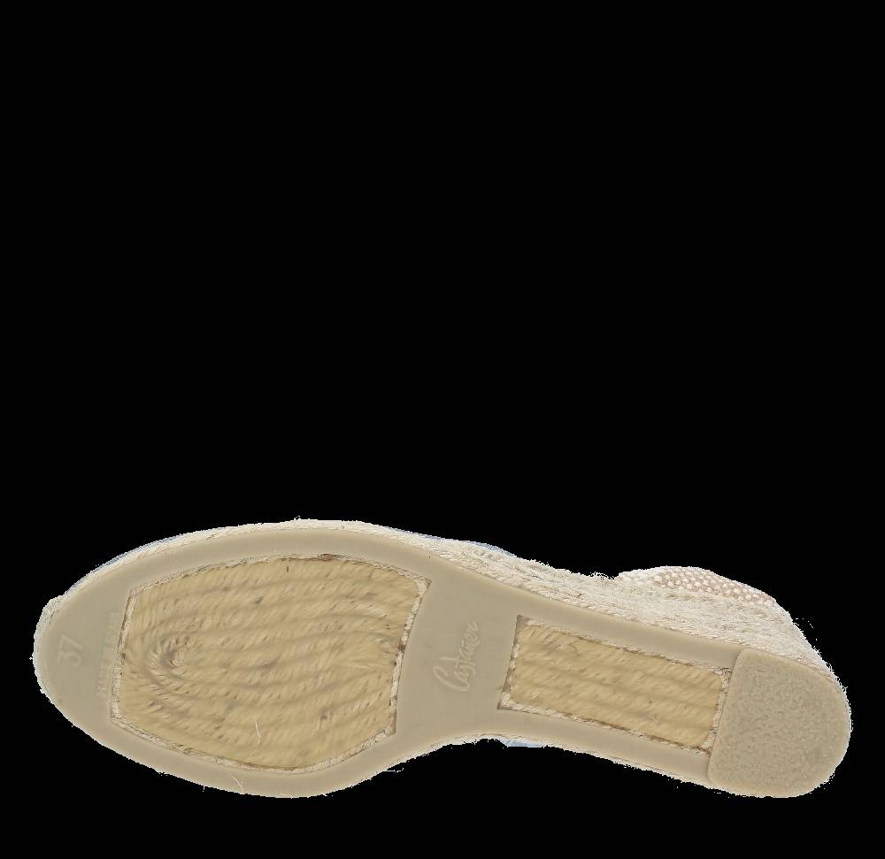 CASTANER Zeppa In Tessuto E Corda Modello CARINA