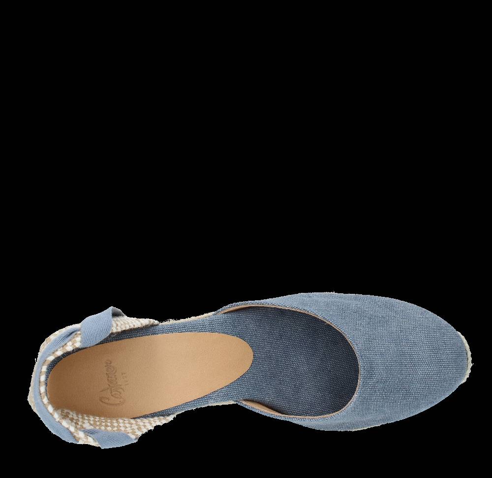 CASTANER Zeppa In Tessuto E Corda Modello CARINA