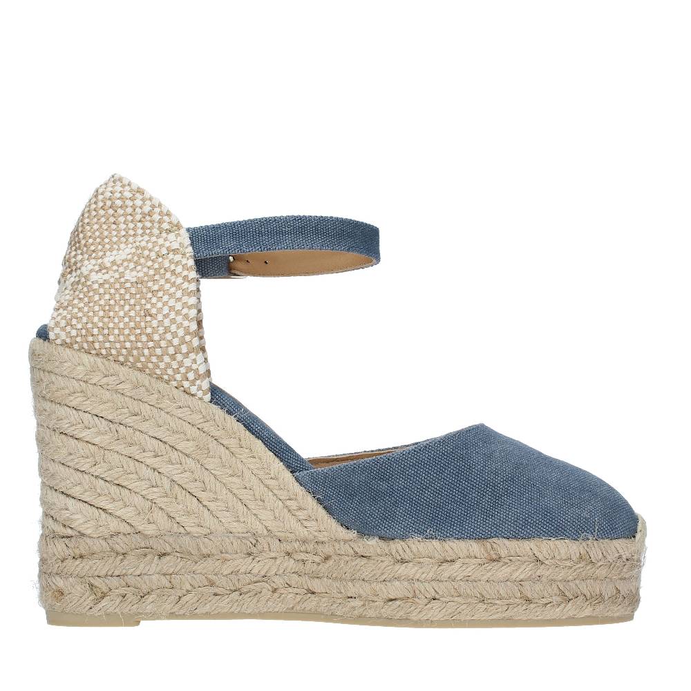 CASTANER Zeppa In Tessuto E Corda Modello CAROL