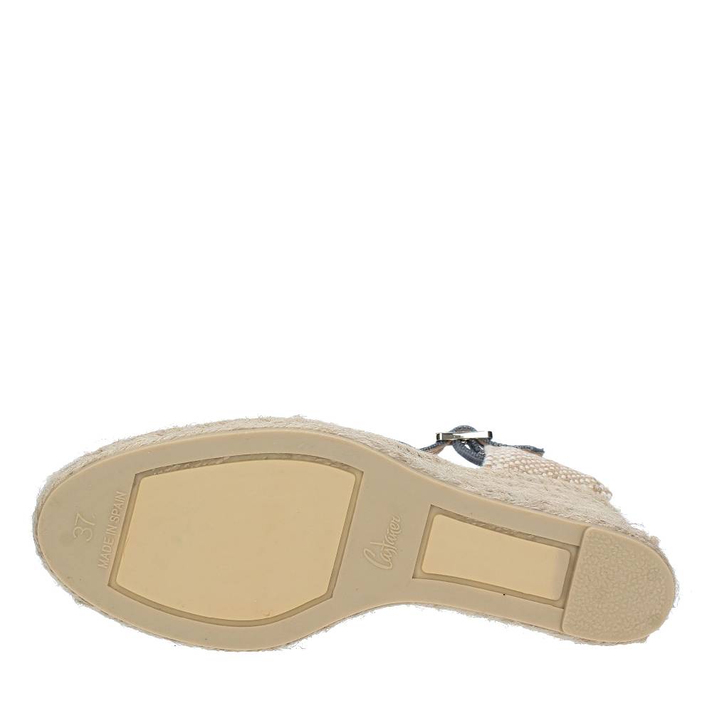 CASTANER Zeppa In Tessuto E Corda Modello CAROL