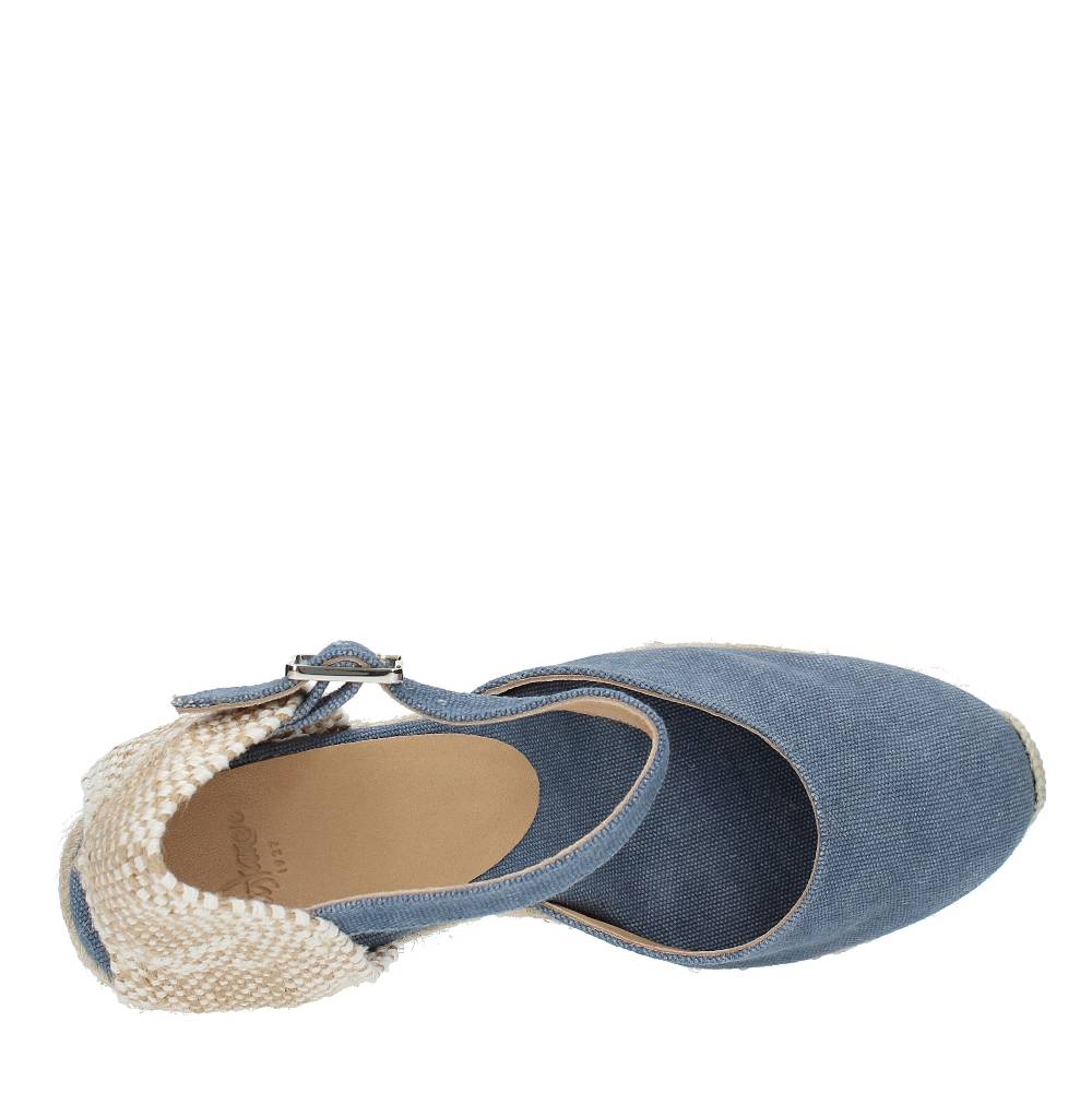 CASTANER Zeppa In Tessuto E Corda Modello CAROL