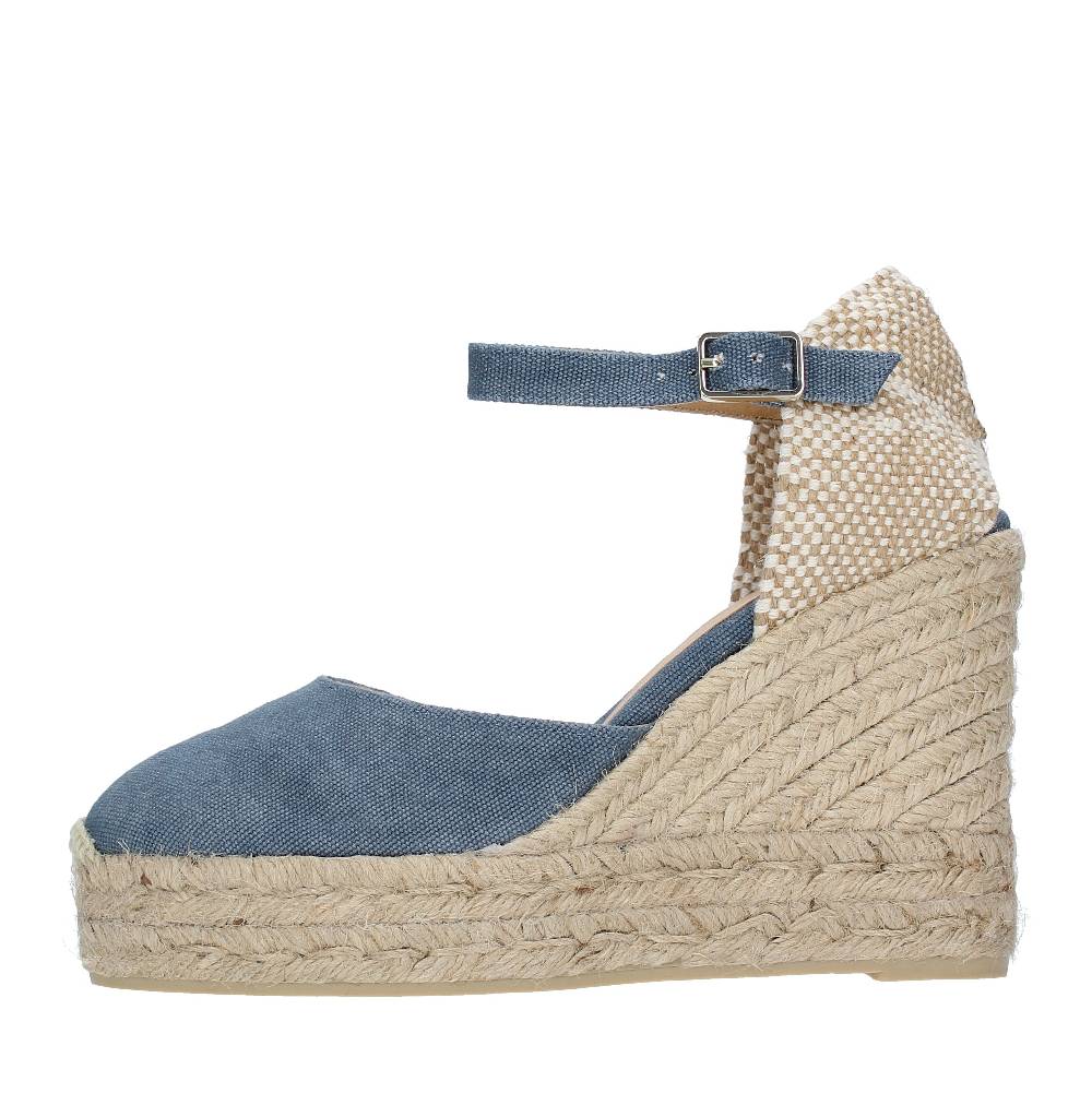 CASTANER Zeppa in tessuto e corda modello CAROL