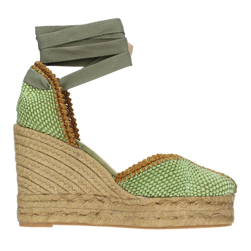 CASTANER Zeppa In Tessuto E Corda Modello COEUR