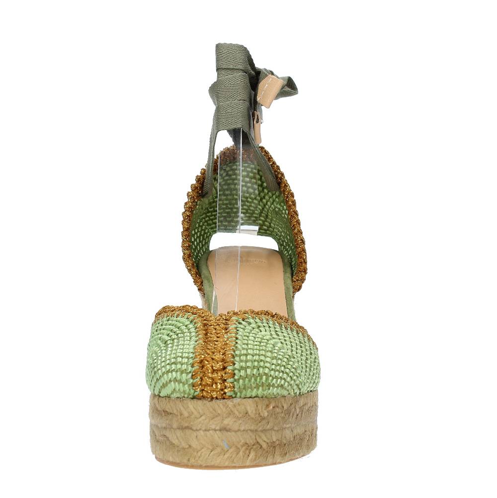 CASTANER Zeppa In Tessuto E Corda Modello COEUR