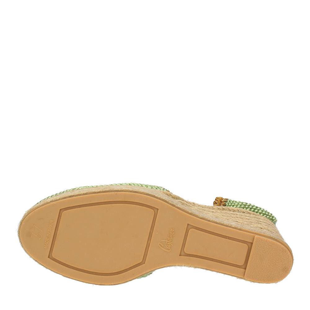 CASTANER Zeppa In Tessuto E Corda Modello COEUR