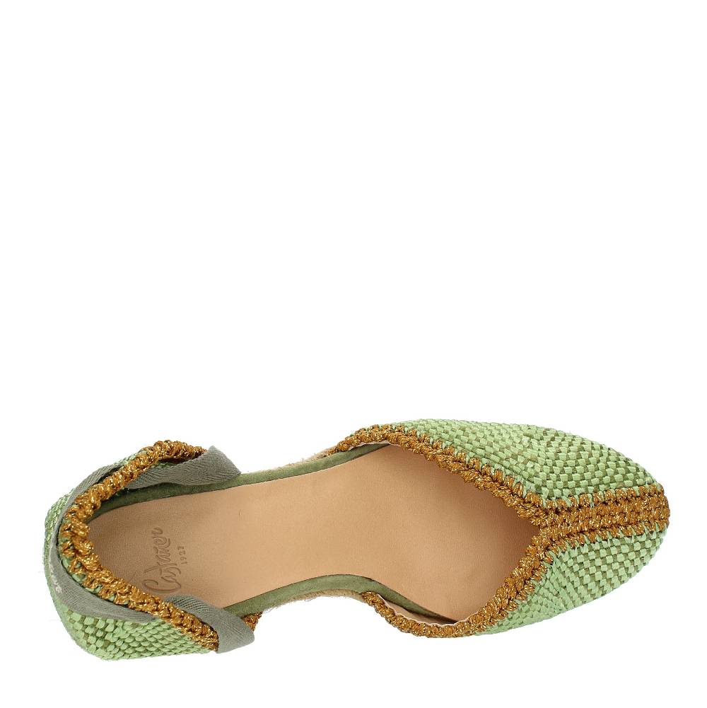 CASTANER Zeppa In Tessuto E Corda Modello COEUR