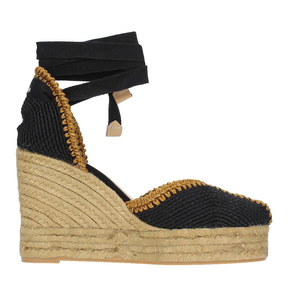 CASTANER Zeppa In Tessuto E Corda Modello COEUR