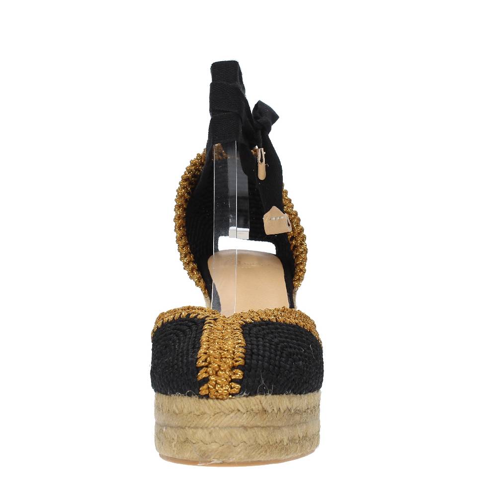 CASTANER Zeppa In Tessuto E Corda Modello COEUR