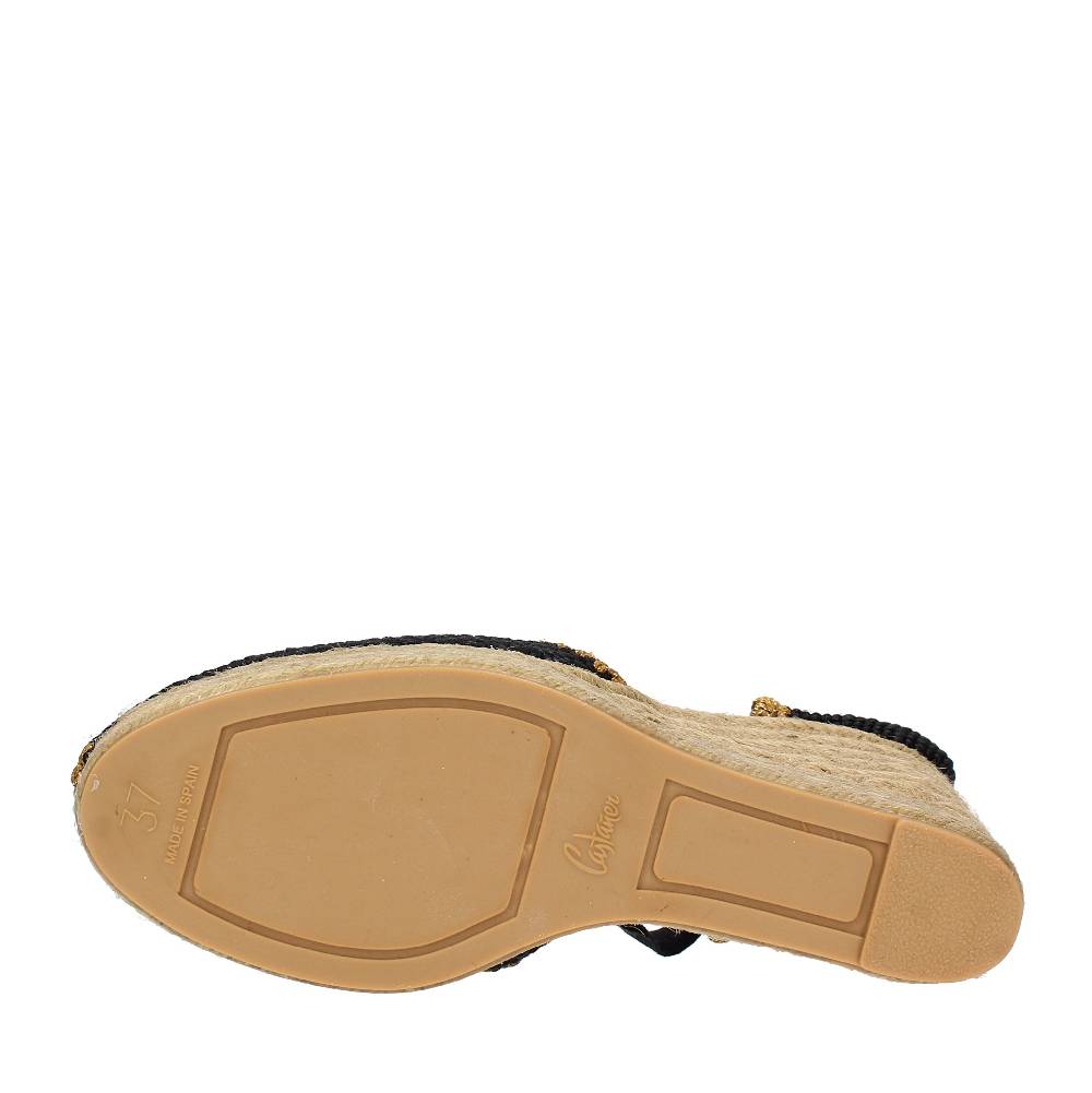 CASTANER Zeppa In Tessuto E Corda Modello COEUR