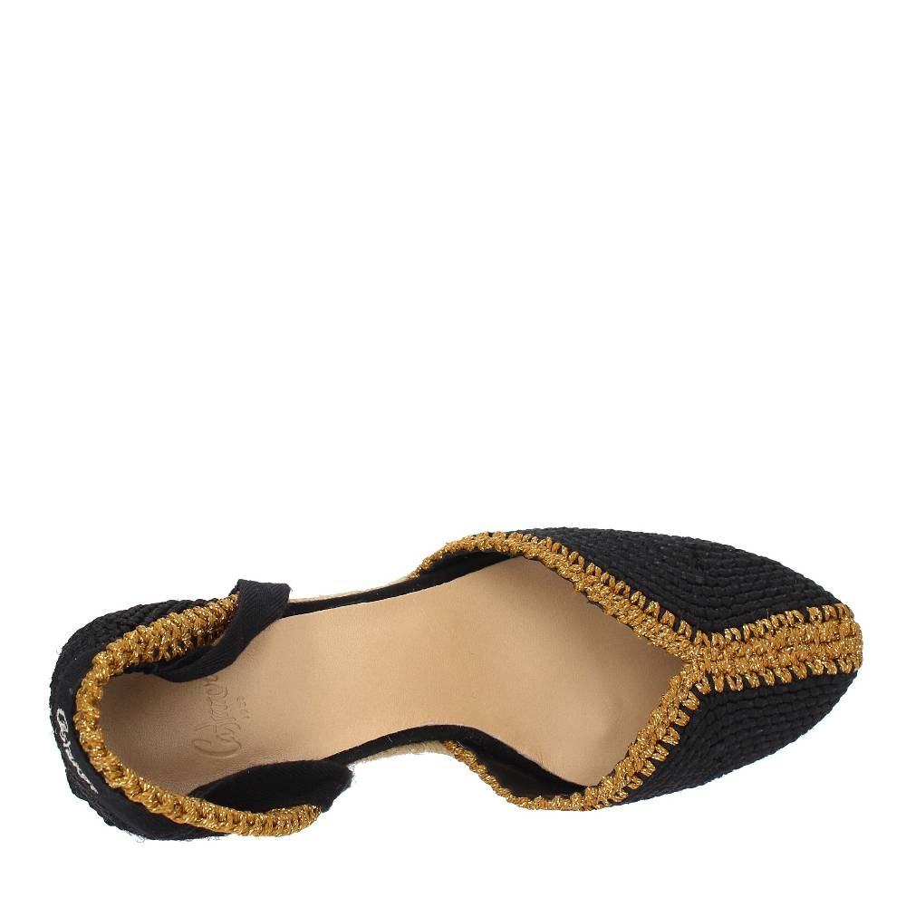 CASTANER Zeppa In Tessuto E Corda Modello COEUR