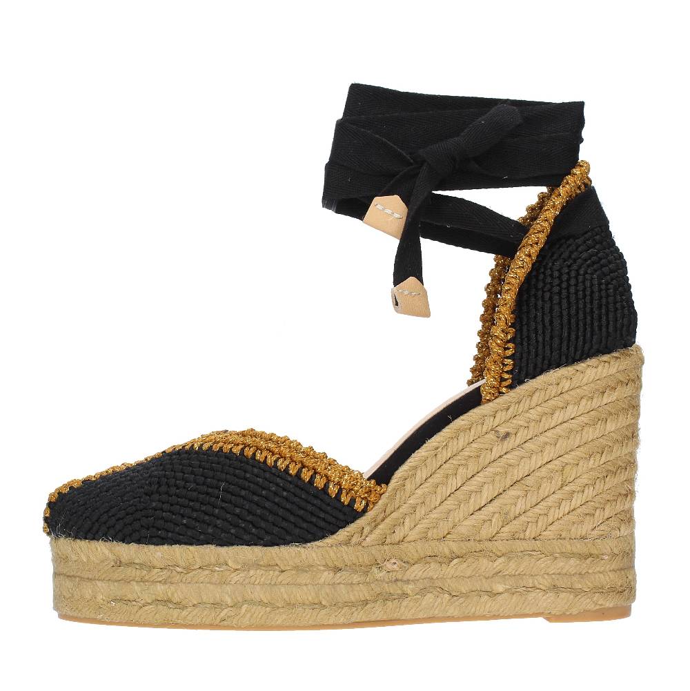 CASTANER Zeppa in tessuto e corda modello COEUR