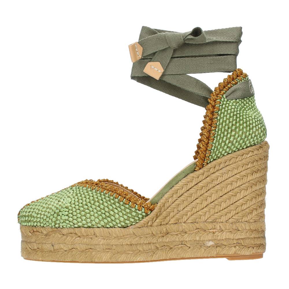 CASTANER Zeppa in tessuto e corda modello COEUR