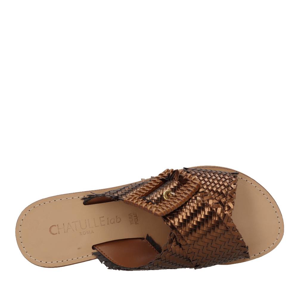 CHATULLE LAB Mules In Ecopelle Intrecciata