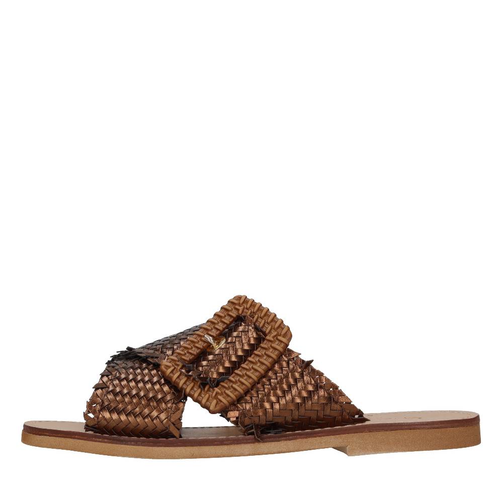 CHATULLE LAB Mules in ecopelle intrecciata