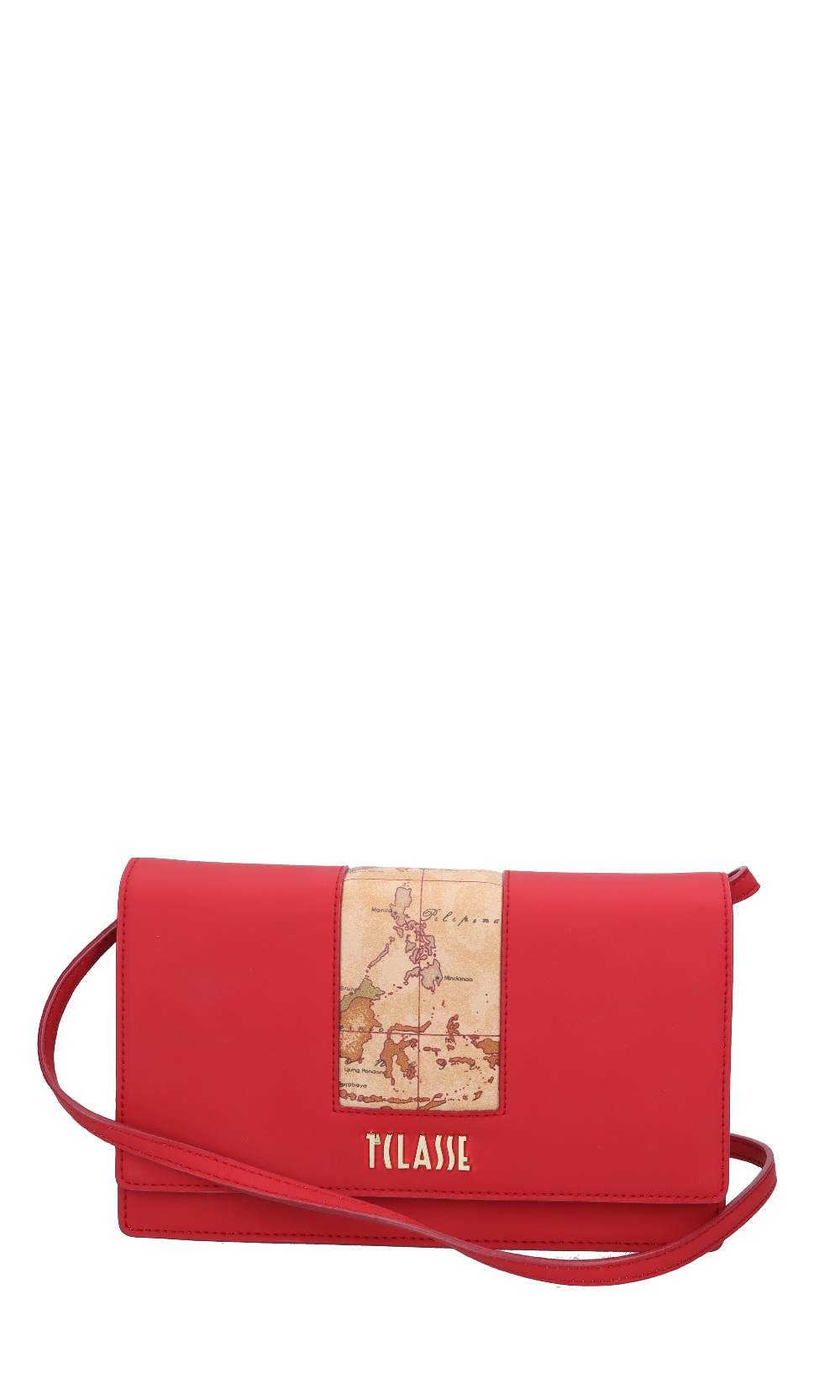 ALVIERO MARTINI 1a CLASSE Clutch in tessuto gommato