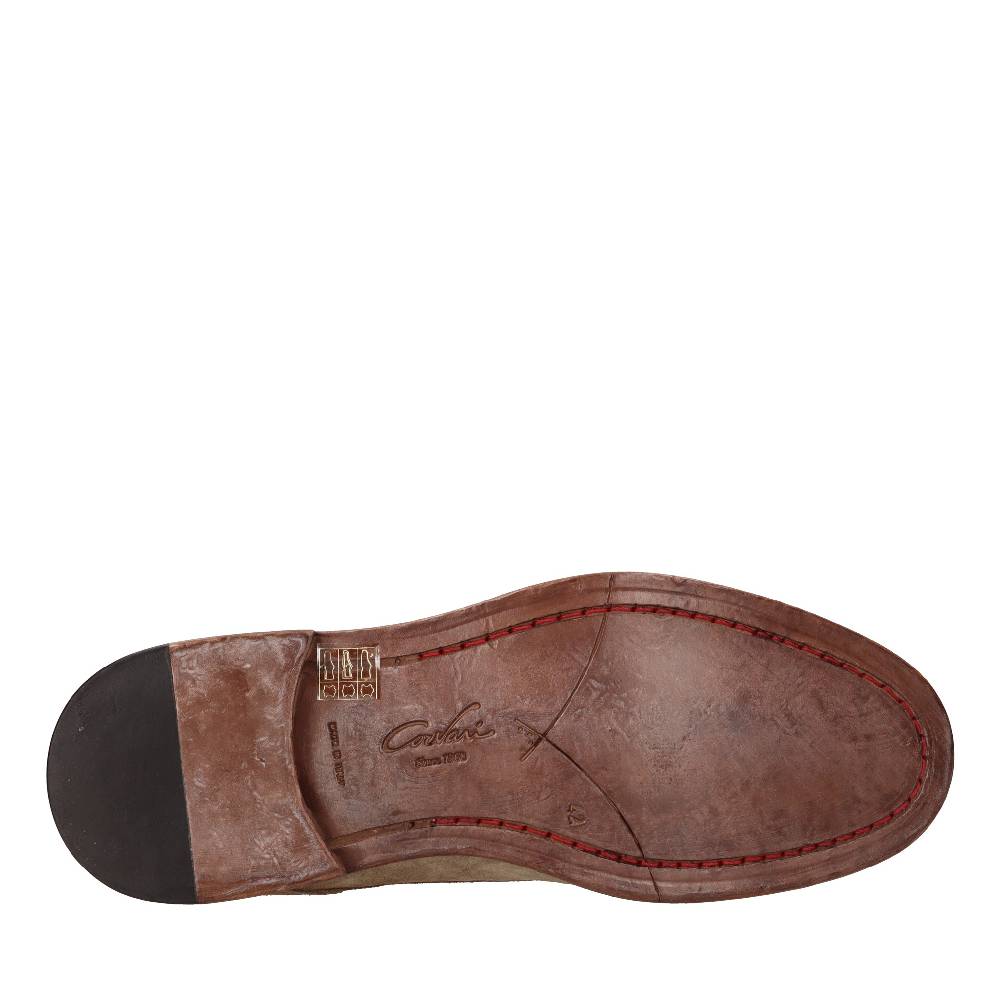 CORVARI Stringate In Camoscio