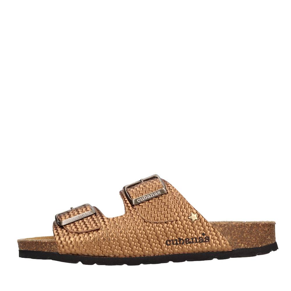 CUBANAS Mules in pelle