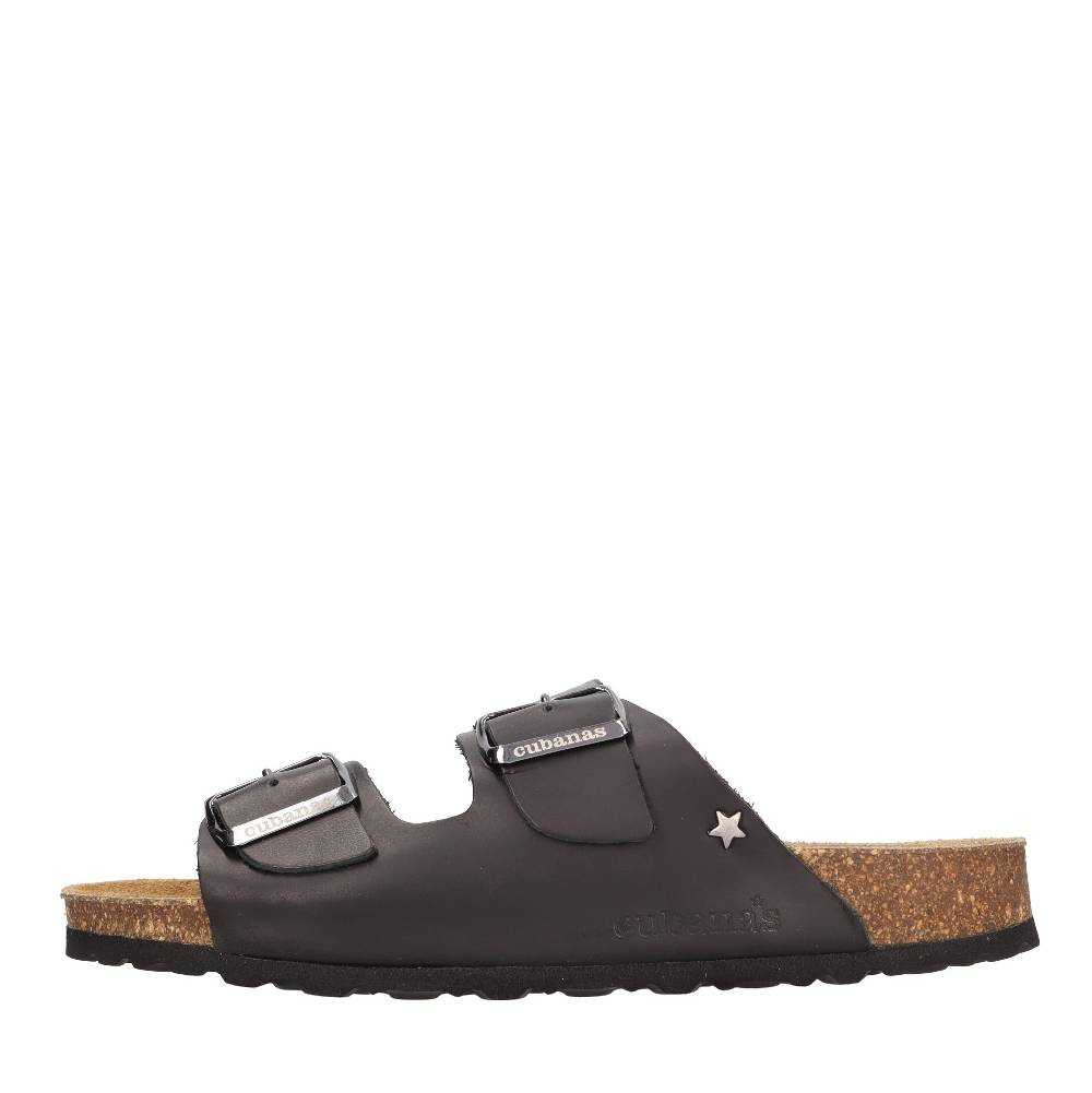 CUBANAS Mules in pelle