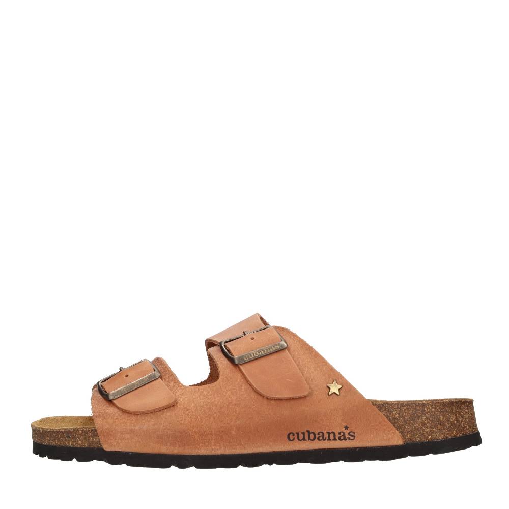 CUBANAS Mules in pelle