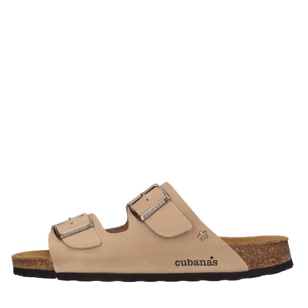 CUBANAS Mules in pelle